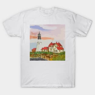 Portland Head Lighthouse, Cape Elizabeth, Maine T-Shirt